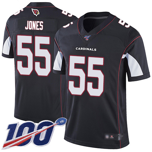 Arizona Cardinals Limited Black Men Chandler Jones Alternate Jersey NFL Football #55 100th Season Vapor Untouchable